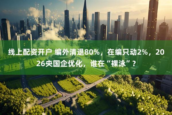 线上配资开户 编外清退80%，在编只动2%，2026央国企优化，谁在“裸泳”？